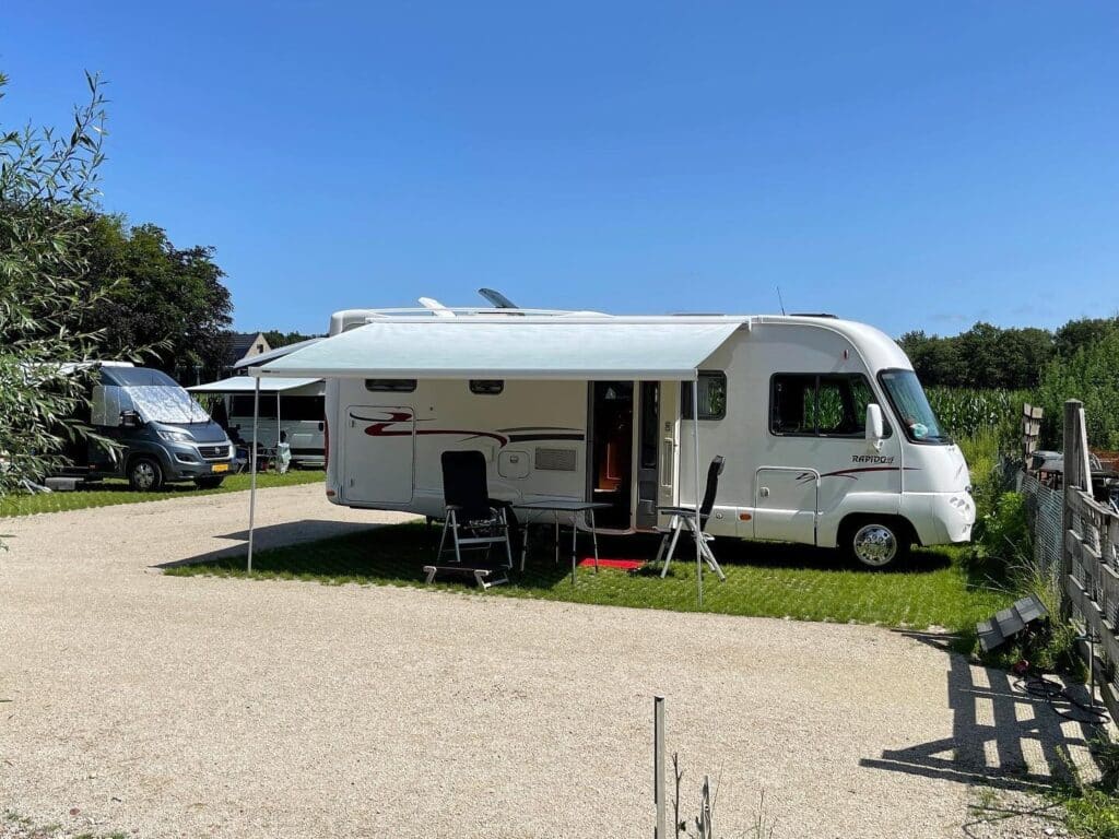 Lummel camperplaats op de camping in brabant